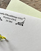 stemple Personalizowany drewniany stempel z adresem - ozdobniki 4