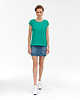 t-shirt damskie Bluzka z haftowanym przodem 5