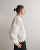 bluza bez kaptura damska Bluza Wafel "W_04" cream 4