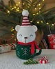 dekoracje świąteczne Niedźwiedź polarny w kubku, Dekoracja świąteczna, Prezent na święta 5