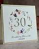 kartki scrapbooking Personalizowana kartka na 30 urodziny, BH 70 1