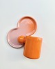 kubki Kubek Orange /190ml/+talerzyk 3