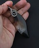wisiory Cassandra - duży wisior z agatem, wire-wrapping. 2