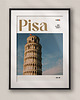 plakaty Minimalistyczny plakat Piza Włochy 1