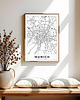 plakaty Plakat Monachium mapa 2