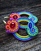kolczyki soutache Gigi- duże i etniczne kolczyki soutache 5