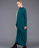 sukienki midi damskie Emerald front knot dressi 8