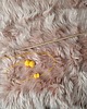 Zabawki dla zwierząt Wędka dla kota z pomponami COTTON JUMPER żółta 1