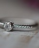 pierścionki zaręczynowe Pierścionek zaręczynowy z diamentem 0.10 ct 8
