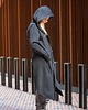 bluza z kapturem damska Długi płaszcz EXPRESS czarny 4