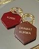breloki Brelok skórzany "Dramat kurwa" 2