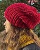 czapki damskie Czapka zimowa beanie czerwony mix 1
