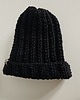 czapki damskie Czarna Czapka wełniana 1