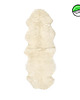 dywany Dywan naturalny Biały z 2 skór owczych 180x50cm dywan naturaly Bio 3