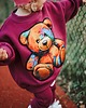 bluzy dla dziewczynki Bluza oversize Rainbow Teddy 1