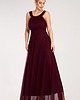 sukienki maxi damskie Elegancka sukienka maxi rozkloszowana z dekoltem halter bez rękawów - M1171 4