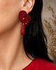 kolczyki soutache Bordowe i eleganckie - kolczyki soutache 1