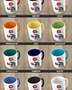kubki Kolorowy kubek CHRISTMAS COFFEE TIME SLOTH 1