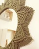 makramy Lustro makrama 35cm 1