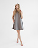 sukienki mini damskie Lniana Sukienka DAHLIA TRUE GRAY 4