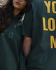 bluzy męskie Bluza z kapturem OVERSIZE Flow Green (z nadrukiem) 8