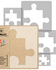 naklejki ścienne do pokoju dziecka SZABLONY MALARSKIE WIELOKROTNE 5 szt. // PUZZLE 2