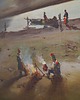 obrazy Obraz Obóz nad rzeką, XIX wiek, autor: Vilhelm Oskar Engstr 7