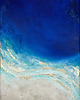 obrazy Granatowy obraz abstrakcyjny Maldives  - 30x40 cm 1