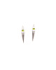 kolczyki srebrne Kolczyki srebrne Geommetry GEMstone / satin silver earrings 1