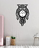 zegary DEKORACYJNY, AŻUROWY ZEGAR ŚCIENNY, SOWA, ŁAPACZ SNÓW,BOHO Design 1