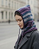 czapki damskie Balaclava oversize kominiarka kaptur zamiast czapki handmade 1