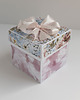 kartki scrapbooking 20 rocznica ślubu, porcelanowe gody, exploding box, kartka 3d 1