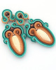 kolczyki soutache Lato w stylu boho 8 1