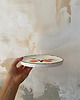 patery i talerze Talerz porcelanowy z pomarańczami  z zielonym rantem / 21 cm 2