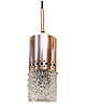 lampy wiszące Lampa wisząca proj. F. Perceny, VEB Narva Leuchten, Niemcy, lata 70. 6
