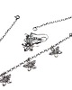 wisiory Choker silver flower - naszyjnik 2