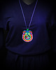 wisiory Kolorowy wisior soutache z mandalą 5
