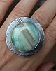pierścionki srebrne Pierścionek -chalcedon xl- 5