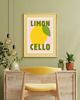 plakaty Limoncello poster, plakat cytryny,  dekoracja ścienna kuchni 3