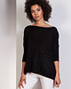 swetry damskie  Sweter oversize, SWE114 czarny 1