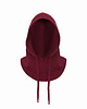 szale damskie NUTRIA RWS - kaptur / balaklawa  z wełny merino różowy viva magenta 1
