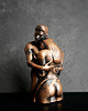 figurki i rzeźby Rzeźba z gipsu, W miłosnym uścisku, ogniste złoto, wys. 9,8 cm 6