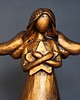 figurki i rzeźby Rzeźba złoty Anioł z Gwiazdą wys. 13,5 cm 1