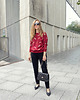 bluza bez kaptura damska Bluza donatella bordo 3