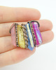 broszki Kolorowa broszka wire wrapping 2