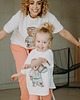 t-shirty dla chłopców T-shirt oversize Funky Teddy cream 4