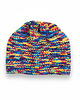 czapki damskie 6928 Wielobarwna Czapka Beanie - Ręcznie Robiona 3