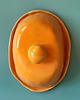 kuchnia - różne Żółta ceramiczna maselniczka 100% handmade 5