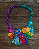 kolie Kolorowy Bajkowiec - naszyjnik Soutache 5