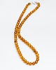 korale Naszyjnik bursztynowy KULKA regularna 1